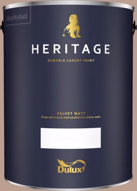 Dulux Trade Heritage Matt Paint in Mid Umber Brown, 5 l