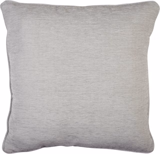 Terrys Plain Chenille Square Filled Cushion, Silver/Grey, 45 x 45 cm