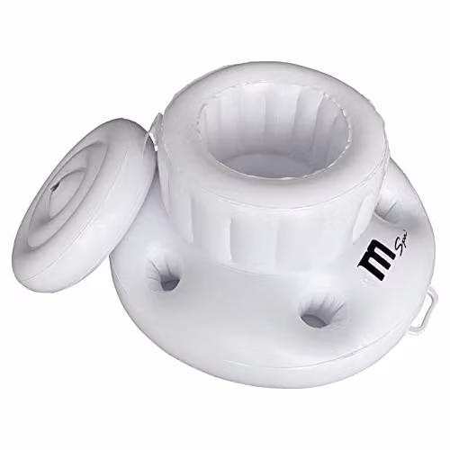 SHATCHI White Inflatable Waterproof PVC Spa Accessories for MSpa Hot Tubs – 1