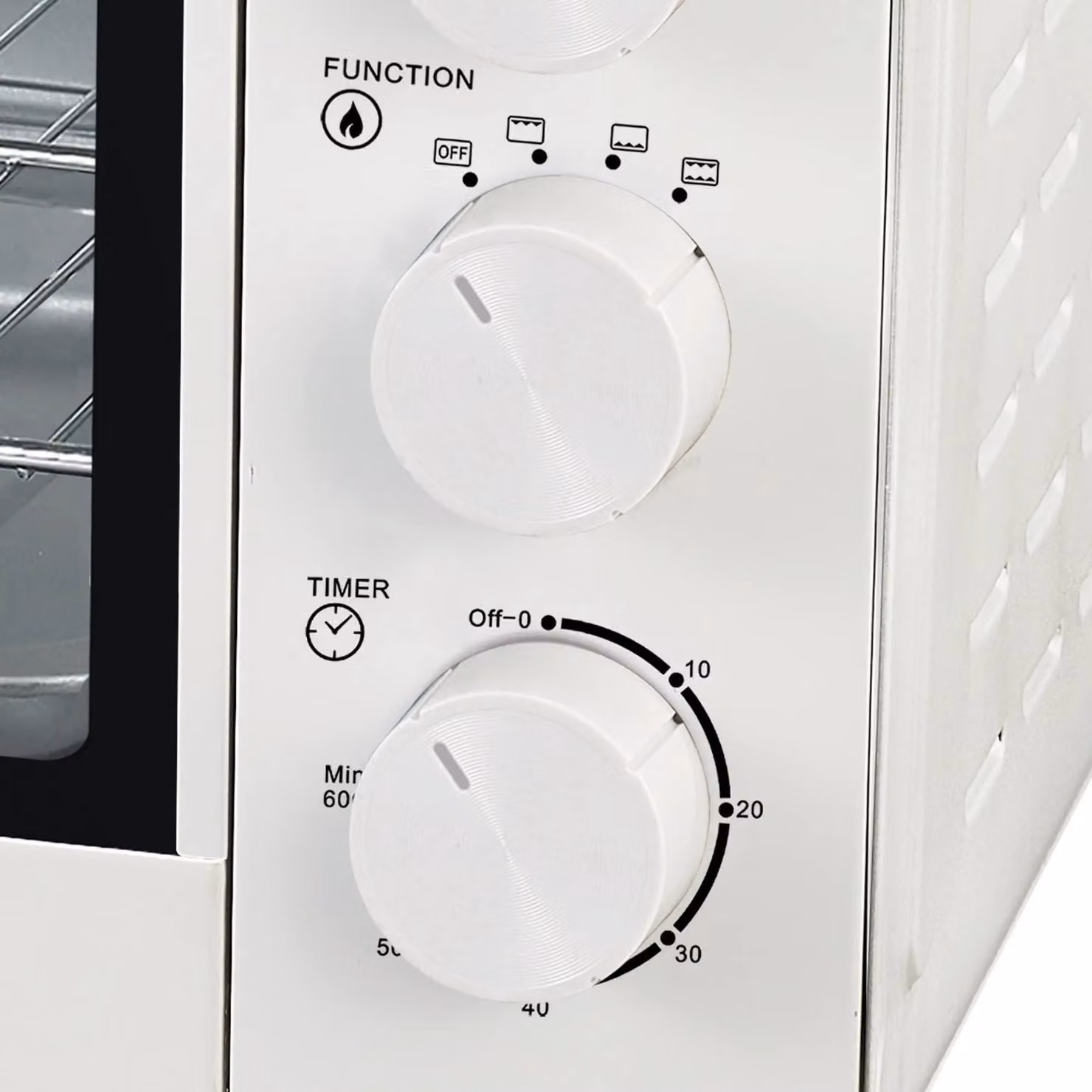 Igenix Tabletop Mini Oven and Grill with Convection, 60 Litre, White – 3