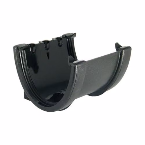 FloPlast Cast Iron Effect Deepflow/Hi-Cap Gutter Union Bracket, Black