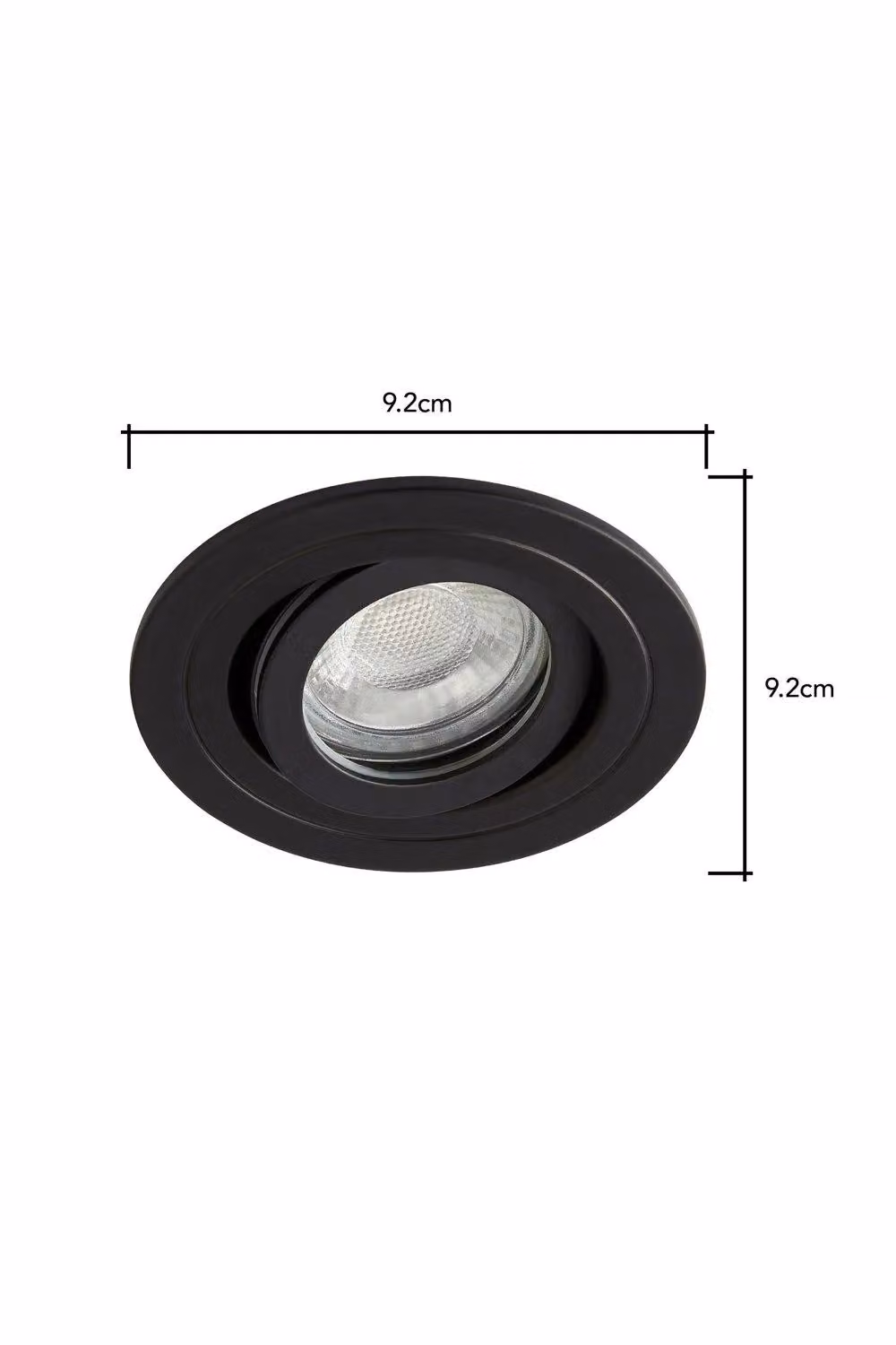 BHS Lighting Fion Adjustable Round Recessed Circular Spot Light in Black – 3
