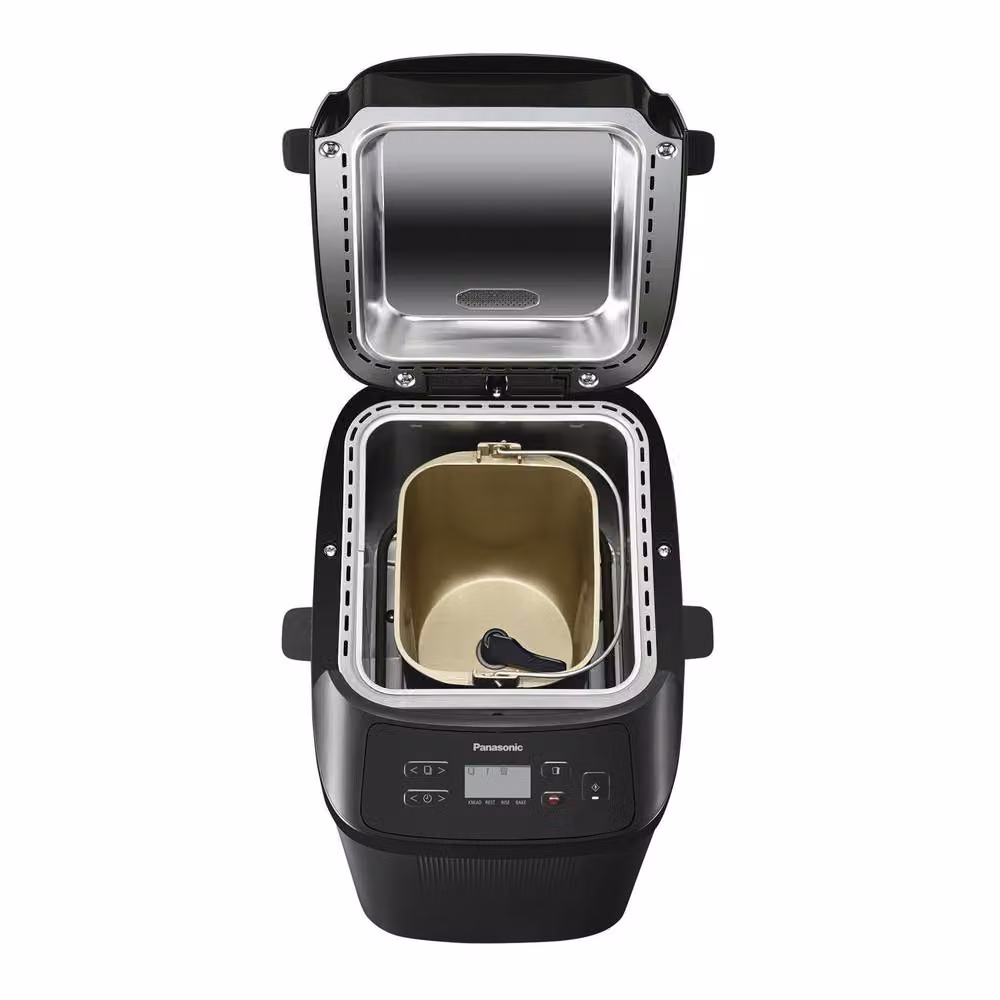 Panasonic Compact Automatic Mini Breadmaker with Timer, Black (400g) – 2