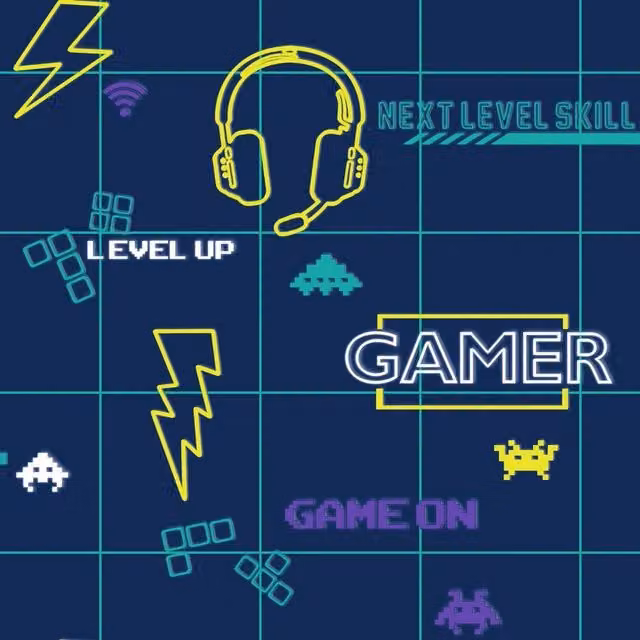 Holden Décor Navy Blue Geometric Gamer Wallpaper Roll – 1