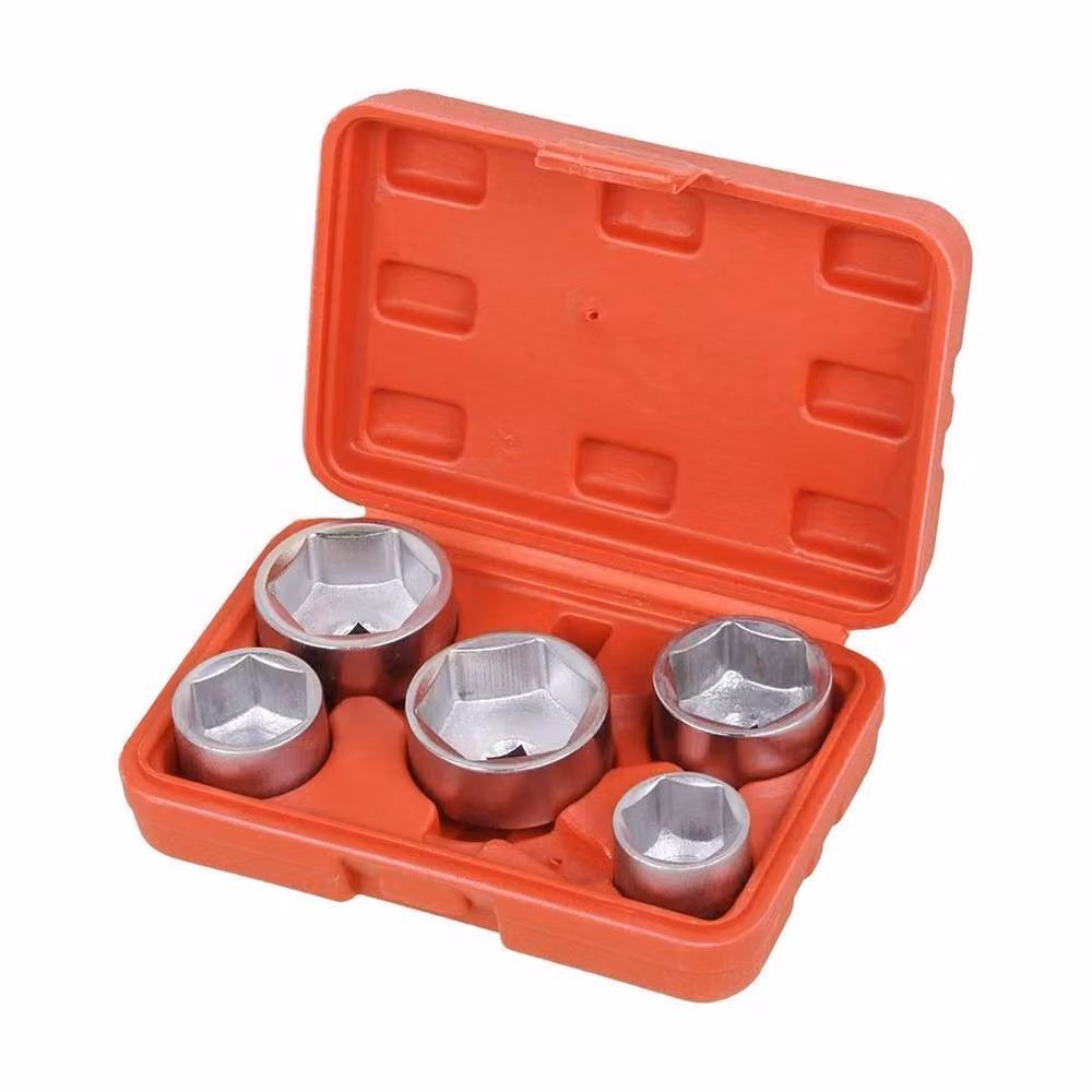 FLAVORA 3/8 inch Oil Filter Socket Set in Silver – 2
