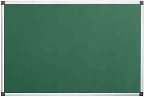 KAV Green Aluminium Frame Felt Notice Board, W: 60 cm, D: 45 cm