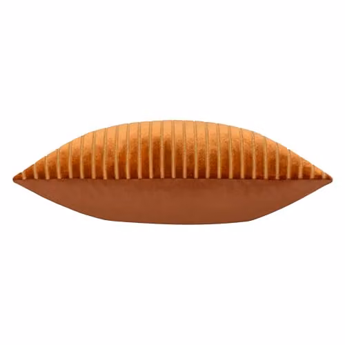 Paoletti Savoy Stripe Velvet Cushion in Bronze, W/D/H: 50 x 50 x 50 cm – 2