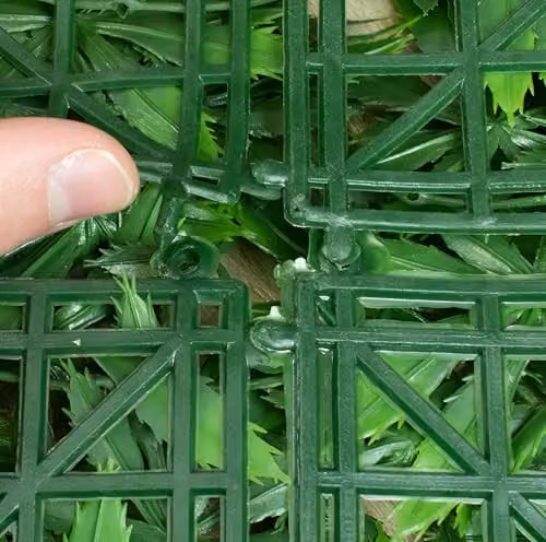 Primrose Green Artificial Acer Outdoor Hedge Panels, Pack of 8, W/H: 50 x 50 cm – 2