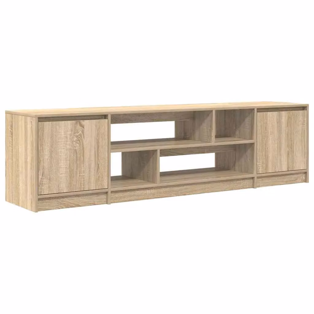 Berkfield Home TV Cabinet in Sonoma Oak Brown, W: 188.5 cm, D: 41 cm, H: 50 cm – 2