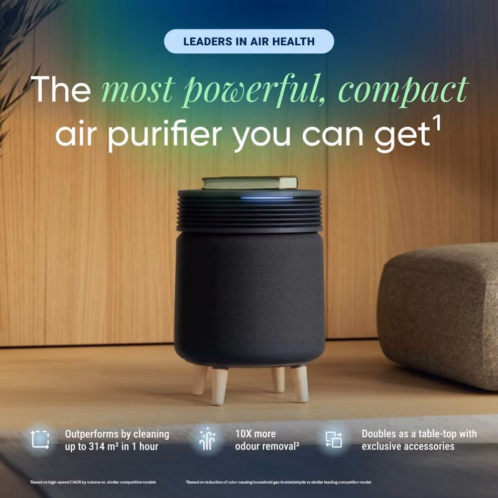 Blueair Blue Signature Air Purifier in Navy with App Control and Activated Carbon Filter – 2