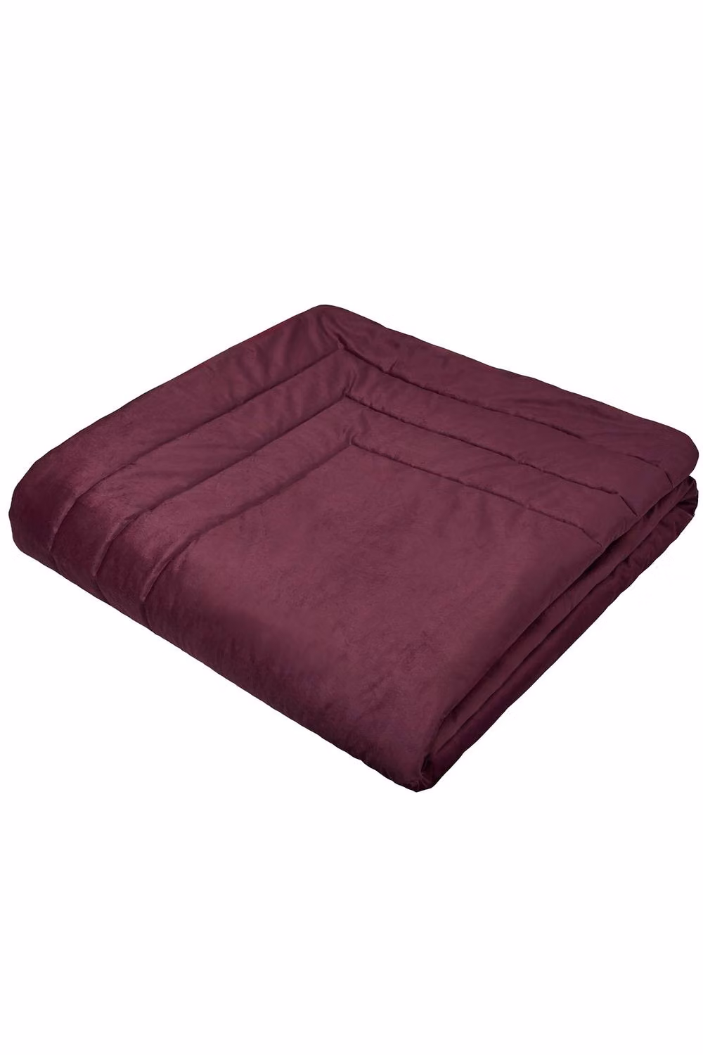 Soiree Melanie Glamorous Velvet Bedspread Throw in Purple, W/D/H: 220 x 150 x 150 cm – 2