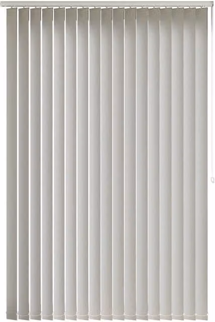 Terrys Jugo Blackout Made to Measure Vertical Blind in Stone Grey