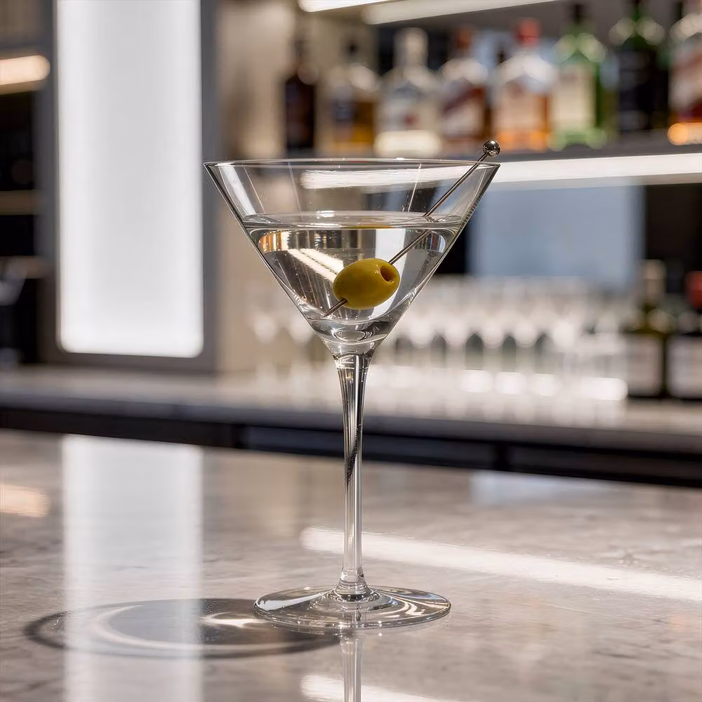Argon Tableware Hoxton Lead-Free Crystal Martini Cocktail Glasses, 260ml, Pack of 24, Clear – 2