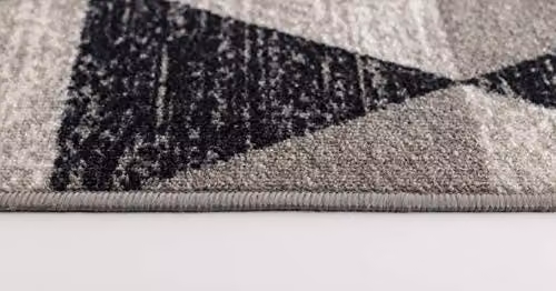 Desire Rugs Grey Triangle Non-Slip Machine Washable Kitchen Floor Mat, W: 80 cm, L: 150 cm – 2