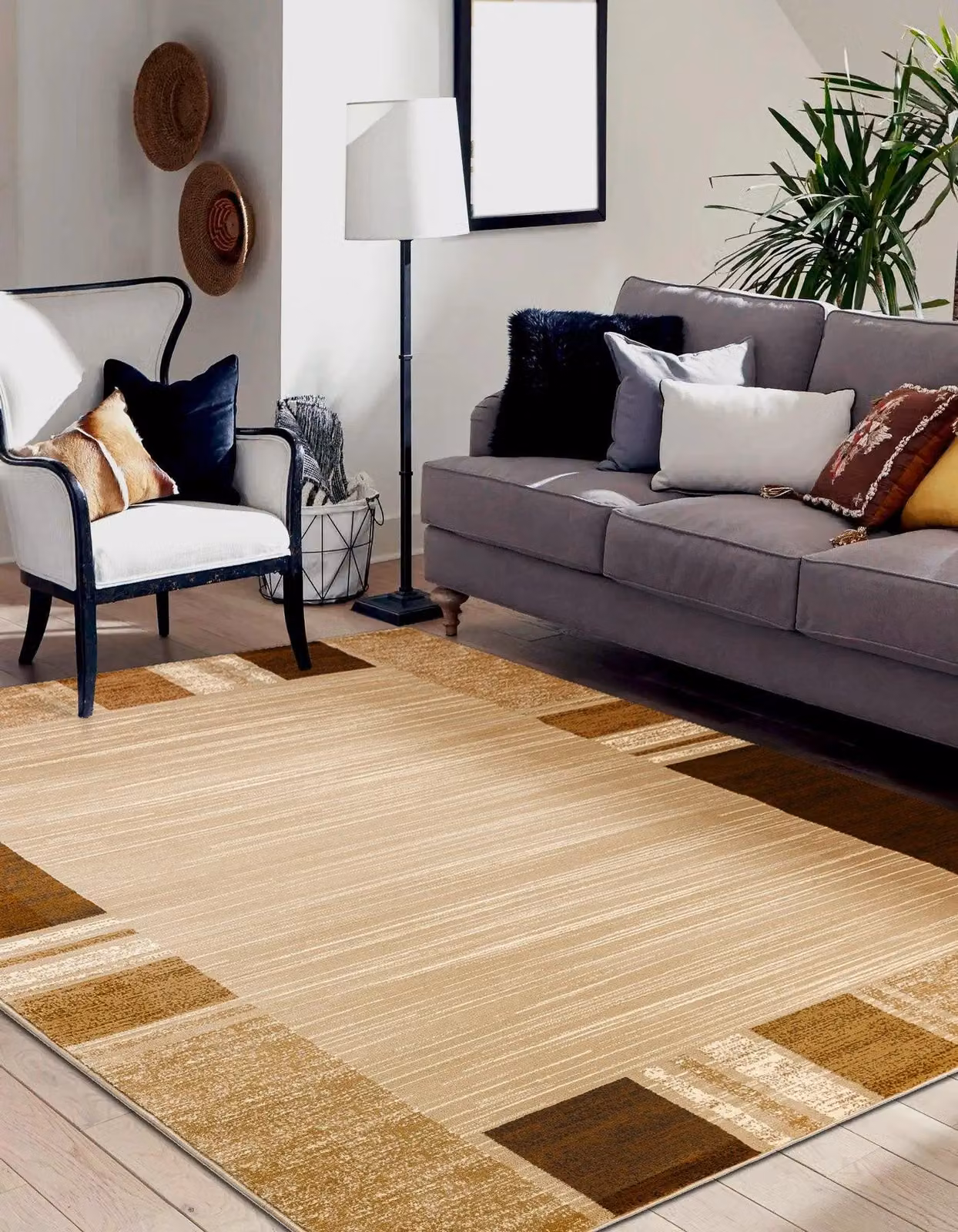 RugsX Royal Vintage Rug in Beige, W: 300 cm, D: 400 cm – 3