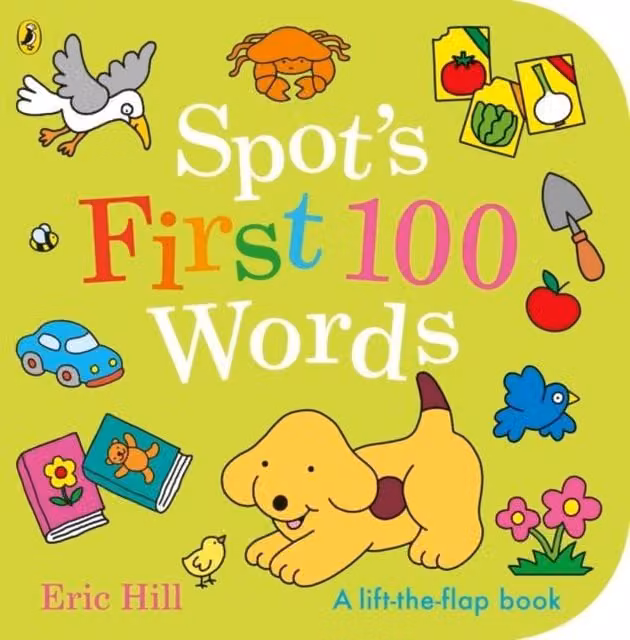 Eric Hill Spot's First 100 Words Multicolour Board Book