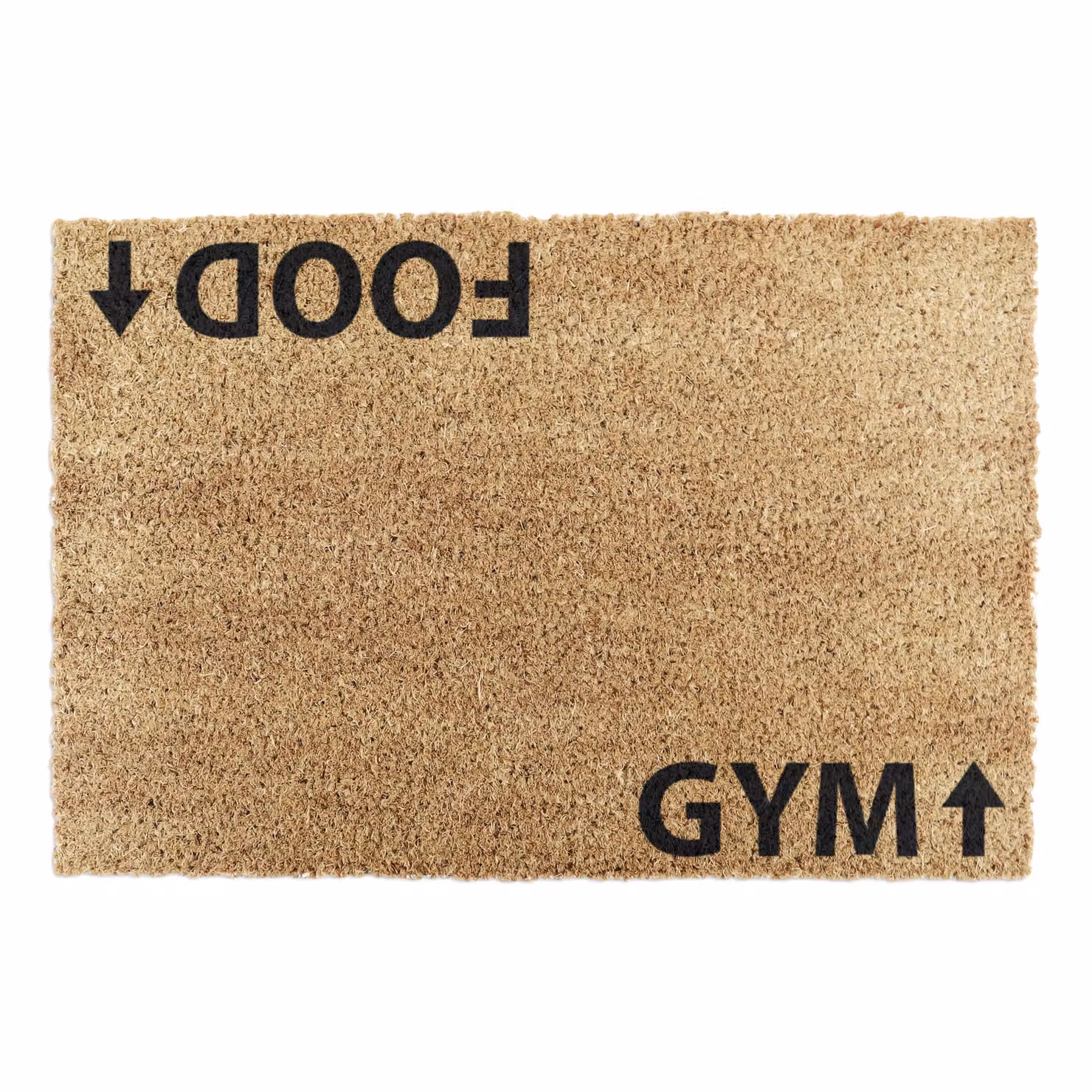 Artsy Mats Gym Addict Doormat in Black and Brown, W/D/H: 60 x 40 cm – 4