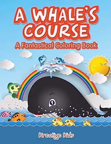 A Whale's Course: A Fantastical Colouring Book by Traudl Whlke, Multicolour Paper Edition