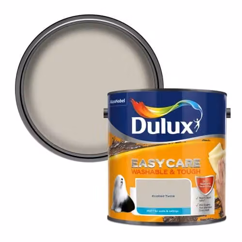 Dulux Easycare Washable and Tough Matt Emulsion Paint, Knotted Twine, 2.5L