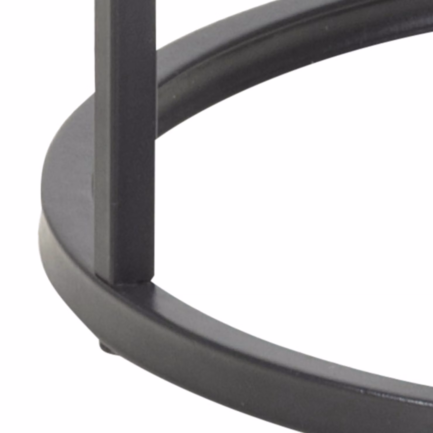 Furniture To Go Seaford Round Black Metal Side Table – 6