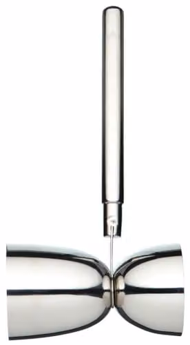 BarCraft Stainless Steel Silver Spirit Measure Jigger – 1