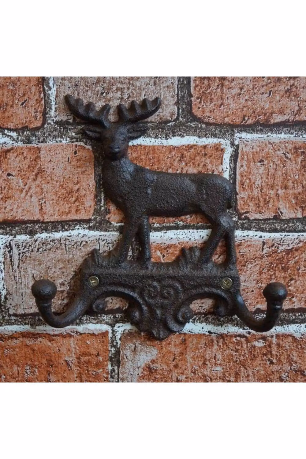 KDMD Cast Iron Stag Coat Hooks in Black – 2
