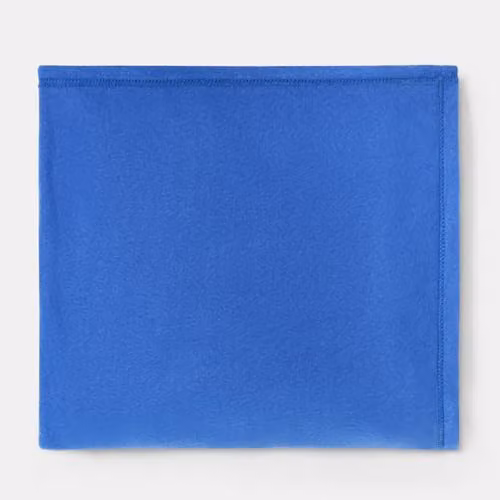 OHS Ultra Soft Polar Fleece Throw Blanket in Cobalt Blue, W/D/H: 200 x 240 cm – 4