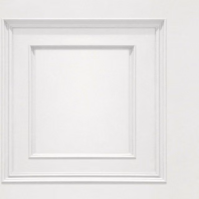 Belgravia Oliana Abstract Panel Wallpaper in White Matt Finish