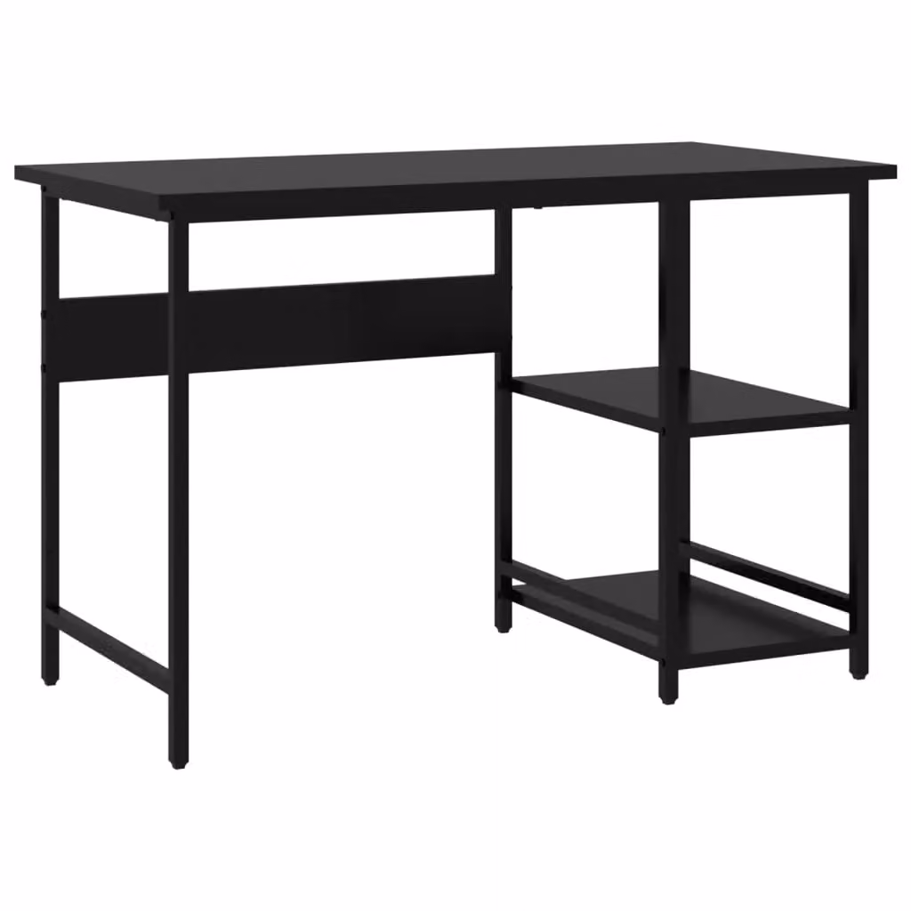 Berkfield Home Computer Desk in Black, W/D/H: 105 x 55 x 72 cm – 2