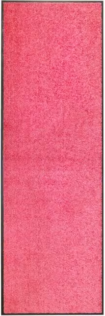 Berkfield Home Washable Non-Slip Pink Doormat W: 60 cm, L: 180 cm