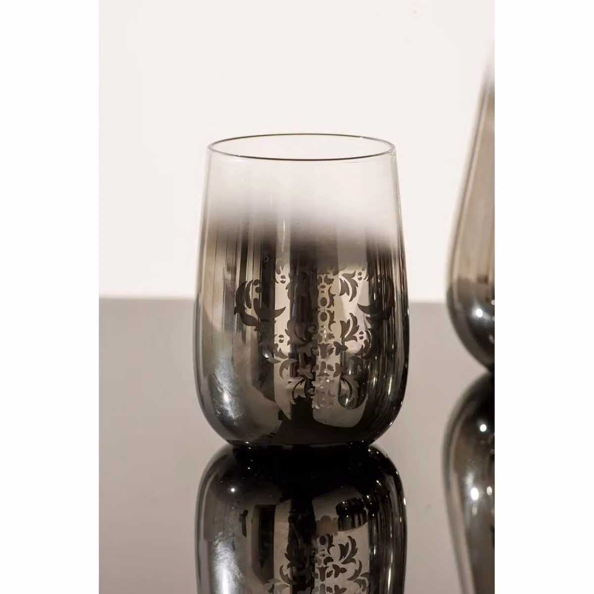 Orsina Elissa Silver Transparent Glass Tumbler, 320ml – 2