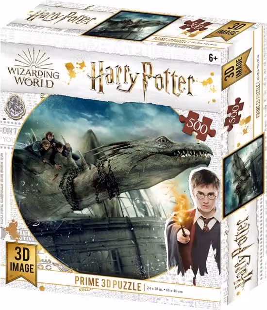 Harry Potter Norbert Prime 3D Puzzle, 500 Piece, Multicolour