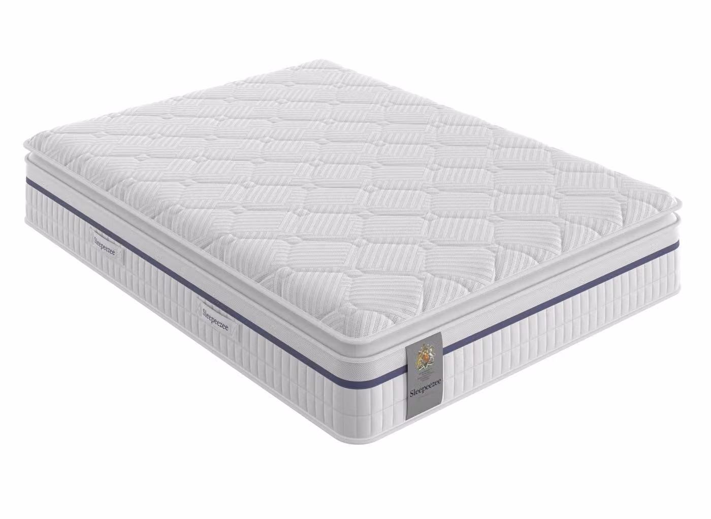 Sleepeezee Cosmic 3000 Hybrid Combination Mattress in White with Temperature Regulation and Knit Fabric