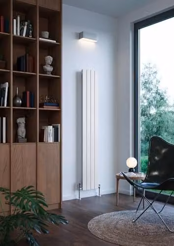 Terma White Steel Single Panel Wall Mounted Radiator H 180 cm x W 29.2 cm – 3