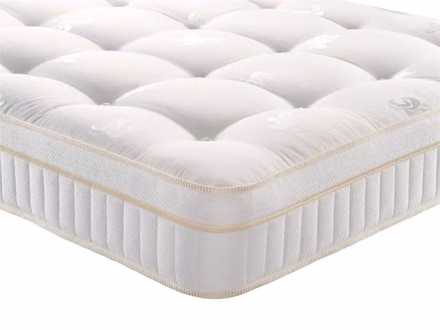 Snuggle Beds Pocket Spring Mattress in White, W/D/H: 140 x 200 x 23 cm
