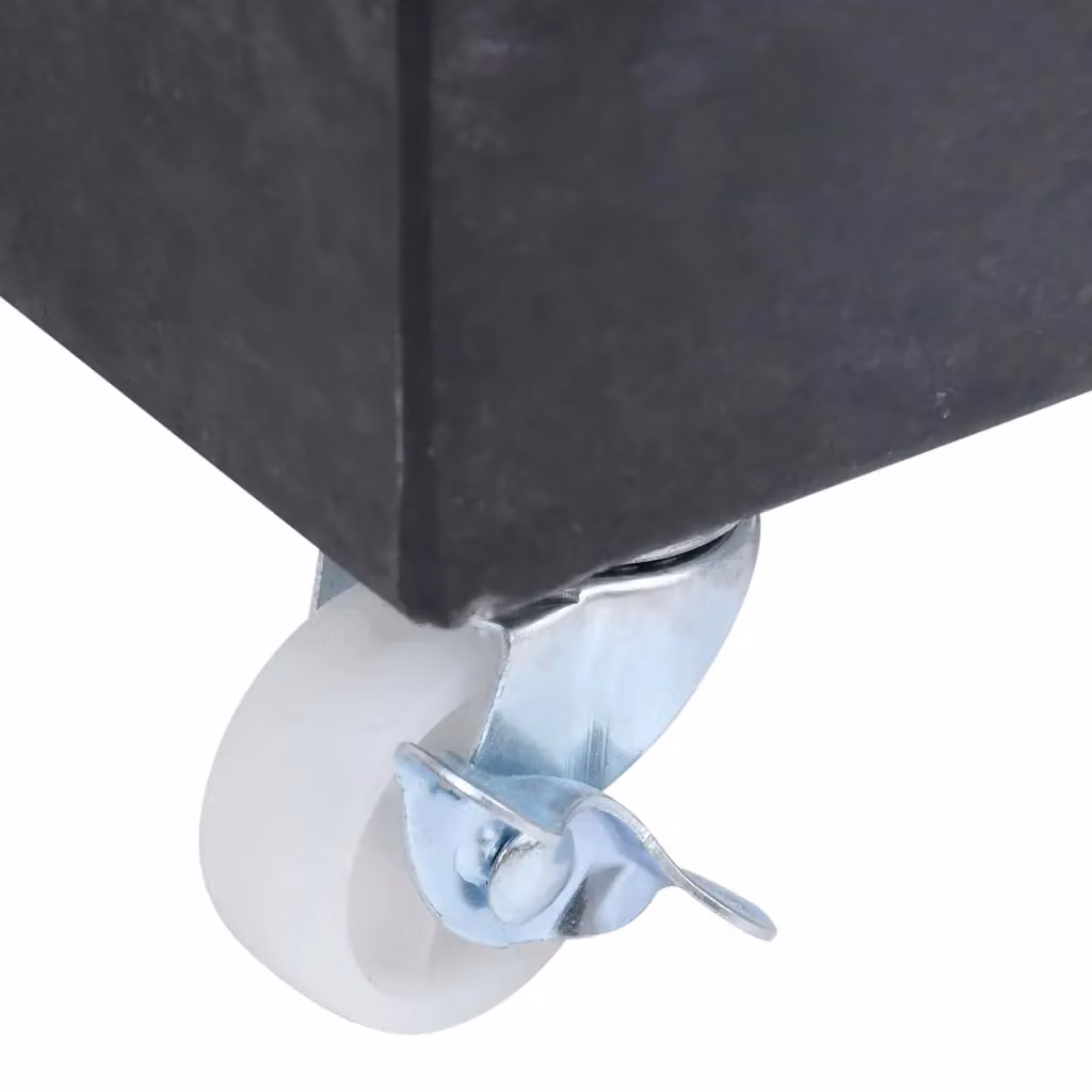 Berkfield Home Black Granite Parasol Base W/D/H: 45 x 25 x 8 cm – 2