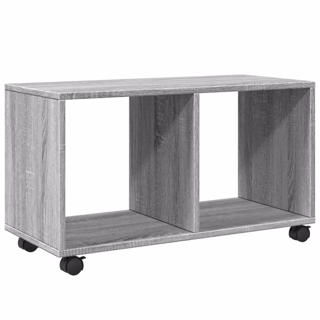 Berkfield Home vidaXL Rolling Cabinet in Grey Sonoma, W/D/H: 72 x 33 x 42.5 cm – 2