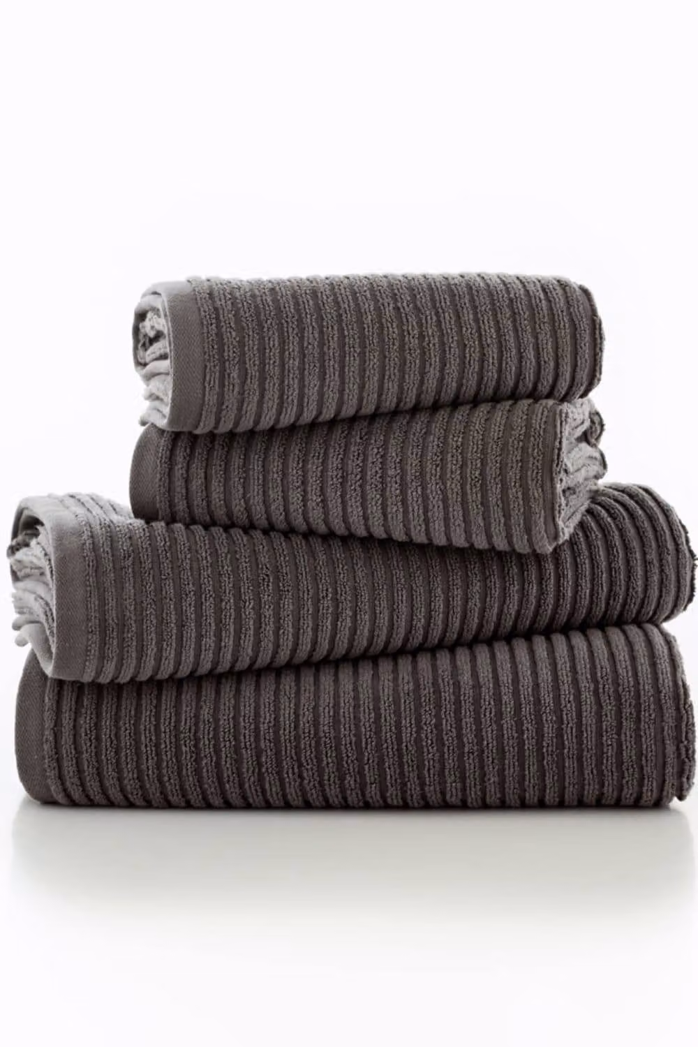 Deyongs Sereno Soft Textured Towel in Charcoal Grey 550GSM Pure Zero Twist Cotton – 2