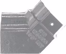 Hargreaves Premier Cast Iron H16 Ogee Gutter Internal Angle 135 Degree 125mm Grey Primed