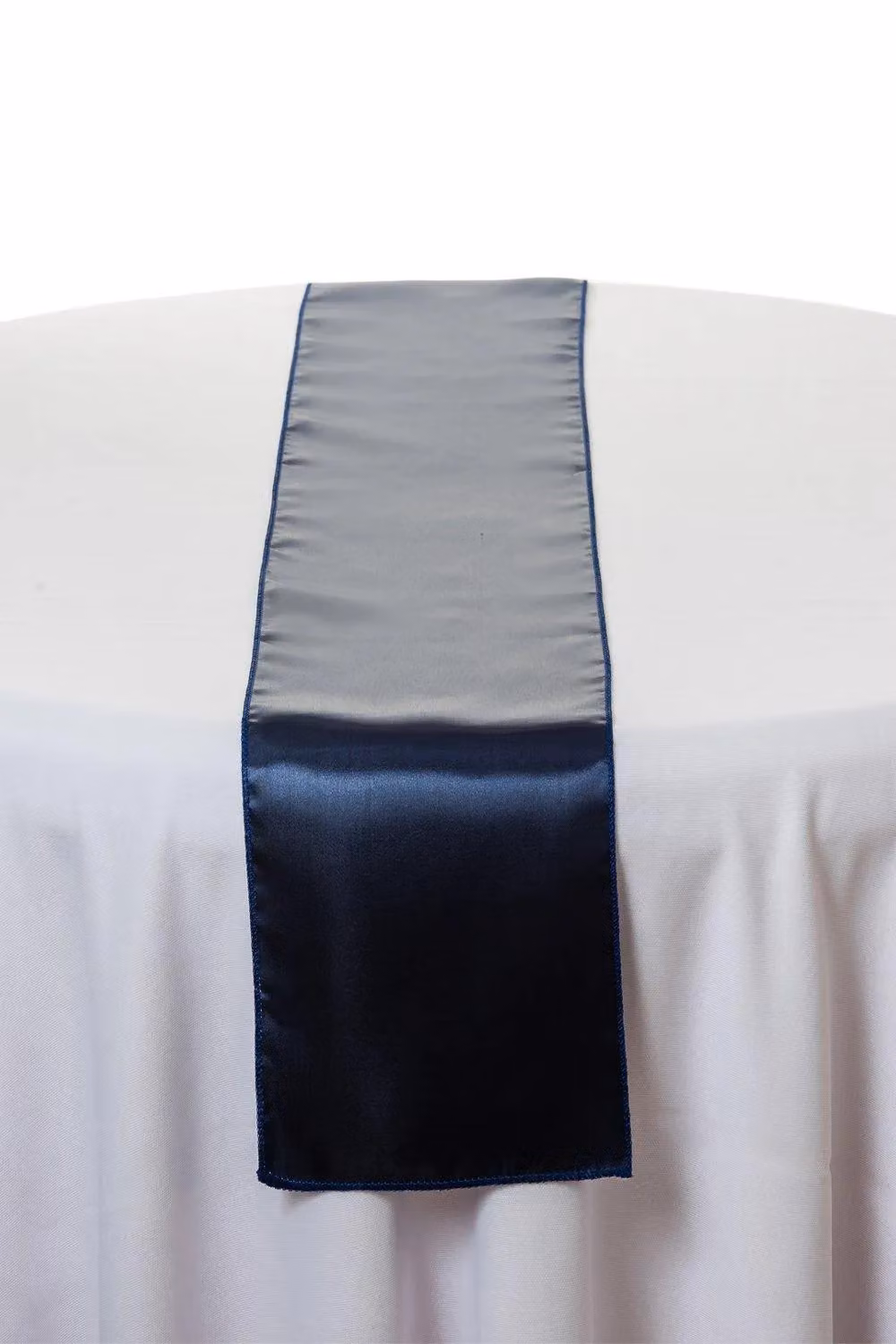 Neel Blue Satin Table Runner in Blue, W/H: 28 x 275 cm – 5