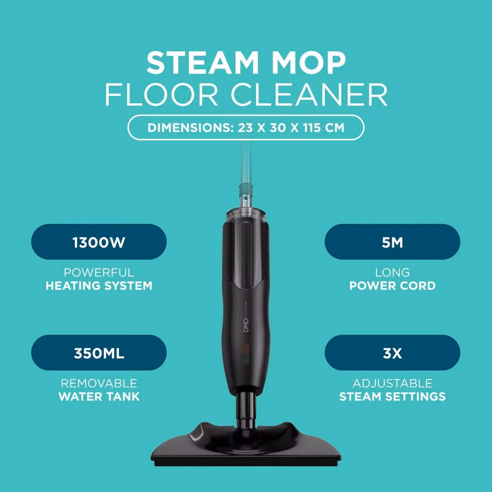 DMD Collective Fast Heat-Up Steam Mop Cleaner in Black – 2