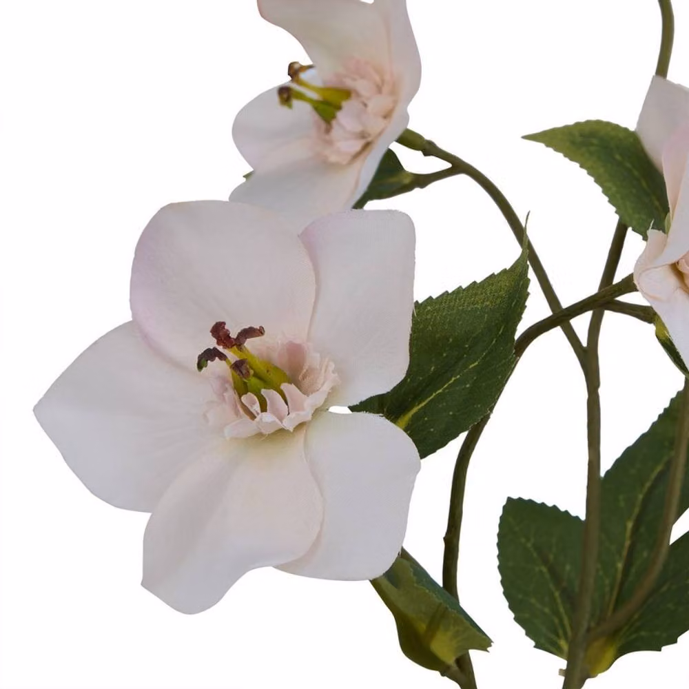 Lemon Pavilion Hellebore Artificial Flower Single Stem in Pale Pink, H47 cm – 2