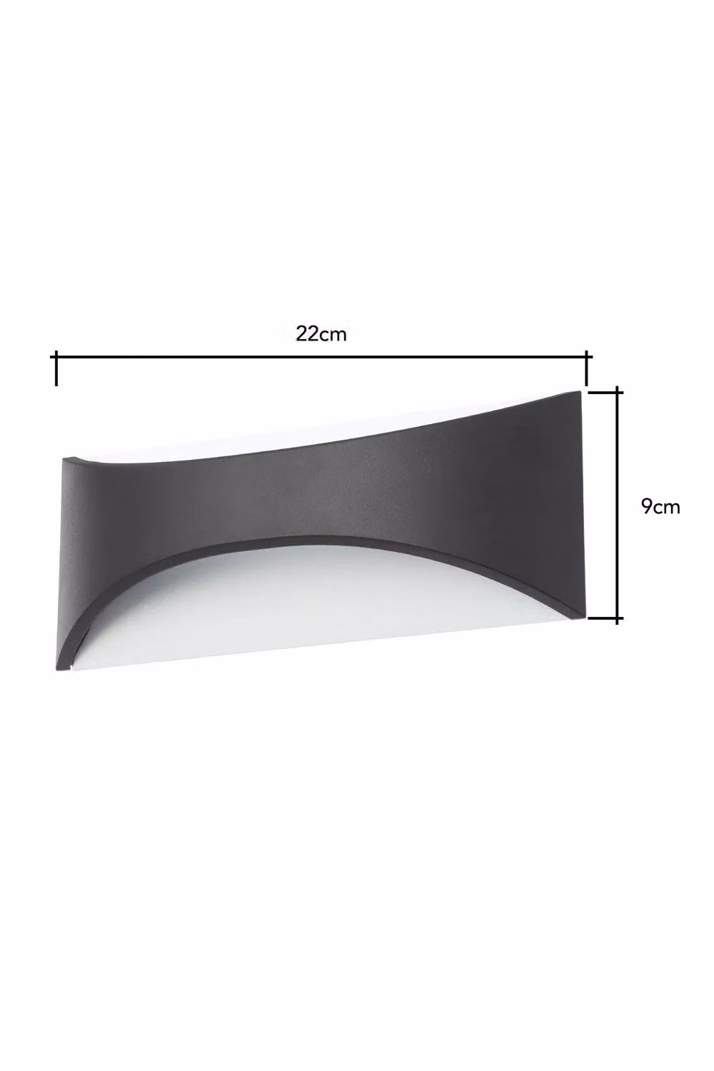 BHS Lighting Draco 6W LED Outdoor Wall Light in Black – 3