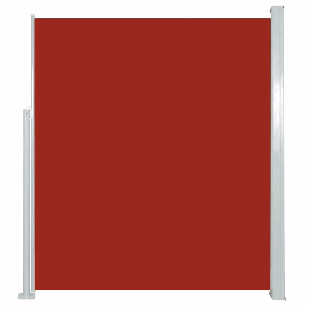 Berkfield Home Red Retractable Side Awning, W: 500 cm, H: 160 cm – 2