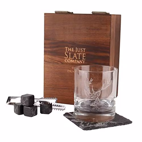 The Just Slate Company Multicolour Tumbler Glass – 9