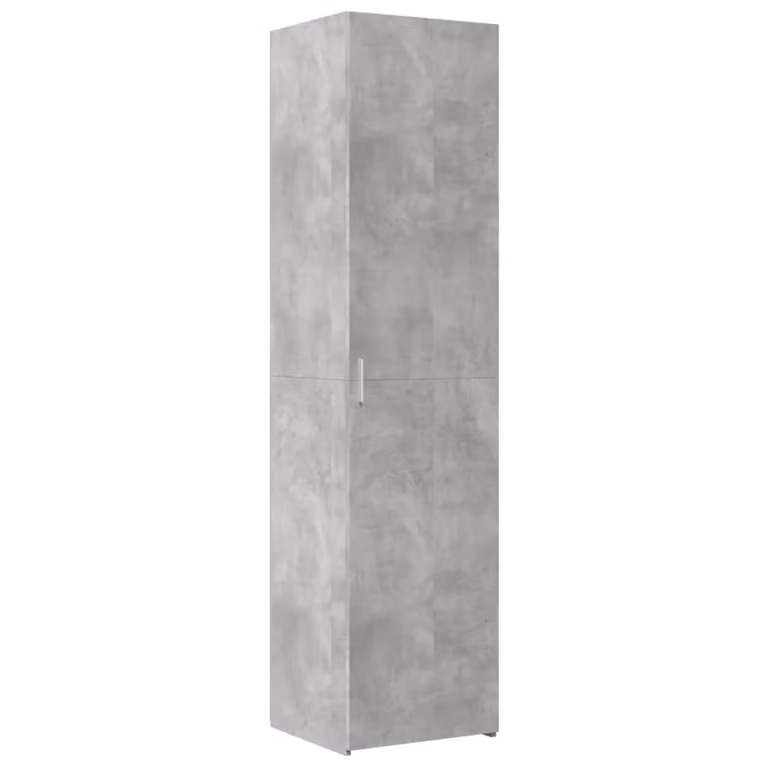 Berkfield Home Highboard in Concrete Grey, W: 45 cm, D: 42.5 cm, H: 185 cm