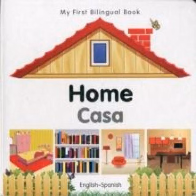 Milet Publishing My First Bilingual Book Home English-Spanish Multicolour Board Book