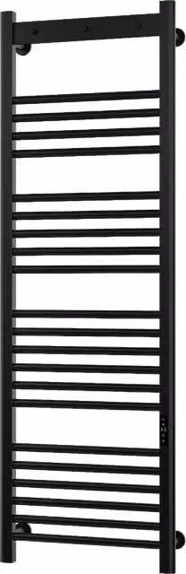 Lux Heat Dry Electric Smart WiFi Stainless Steel Towel Radiator - Black