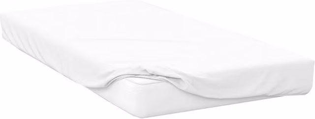 Belledorm 200 Thread Count Egyptian Cotton Percale Fitted Sheet, White, W/D/H: 90 x 200 cm