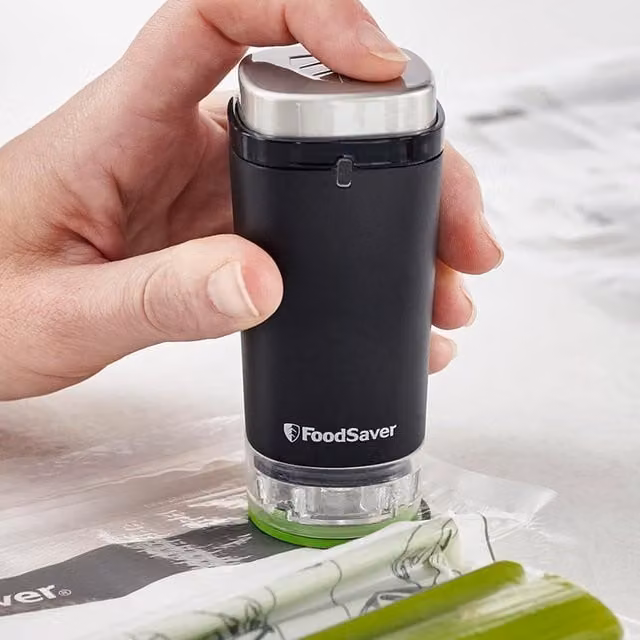 FoodSaver Little Giant Handheld Cordless Food Vacuum Sealer, Grey